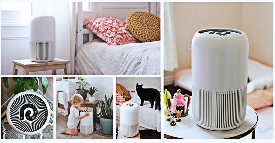 Home Portable Ture HEPA Filter Air Purifier