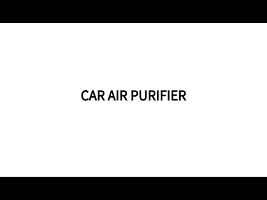 Purificador de aire ABS para automóvil con indicador visible de calidad del aire
